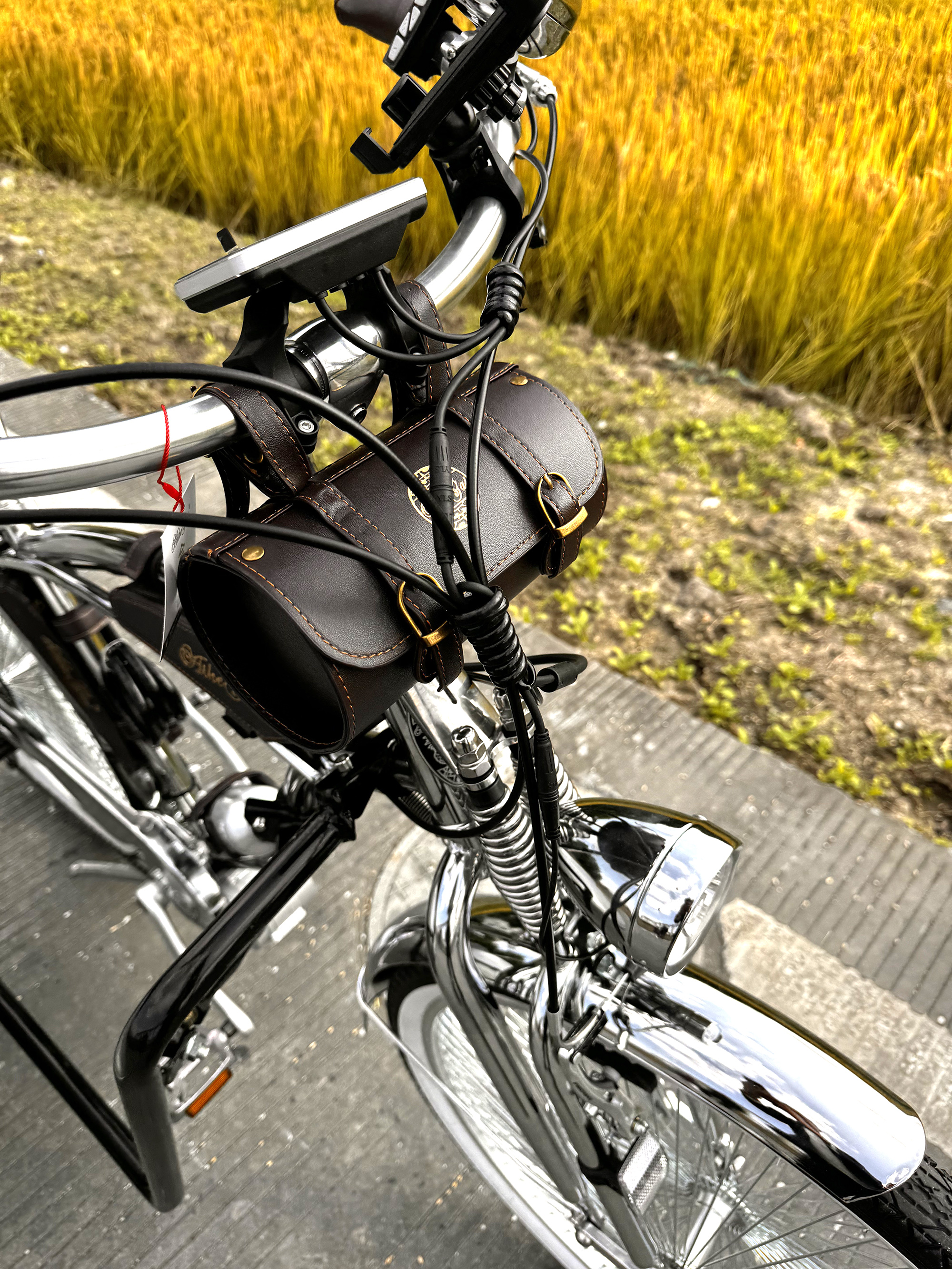 Vintage Cruiser Bike-With Sidecar Chrome